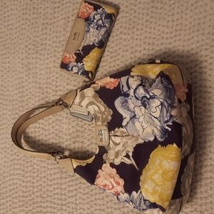 Coach bag and wallet